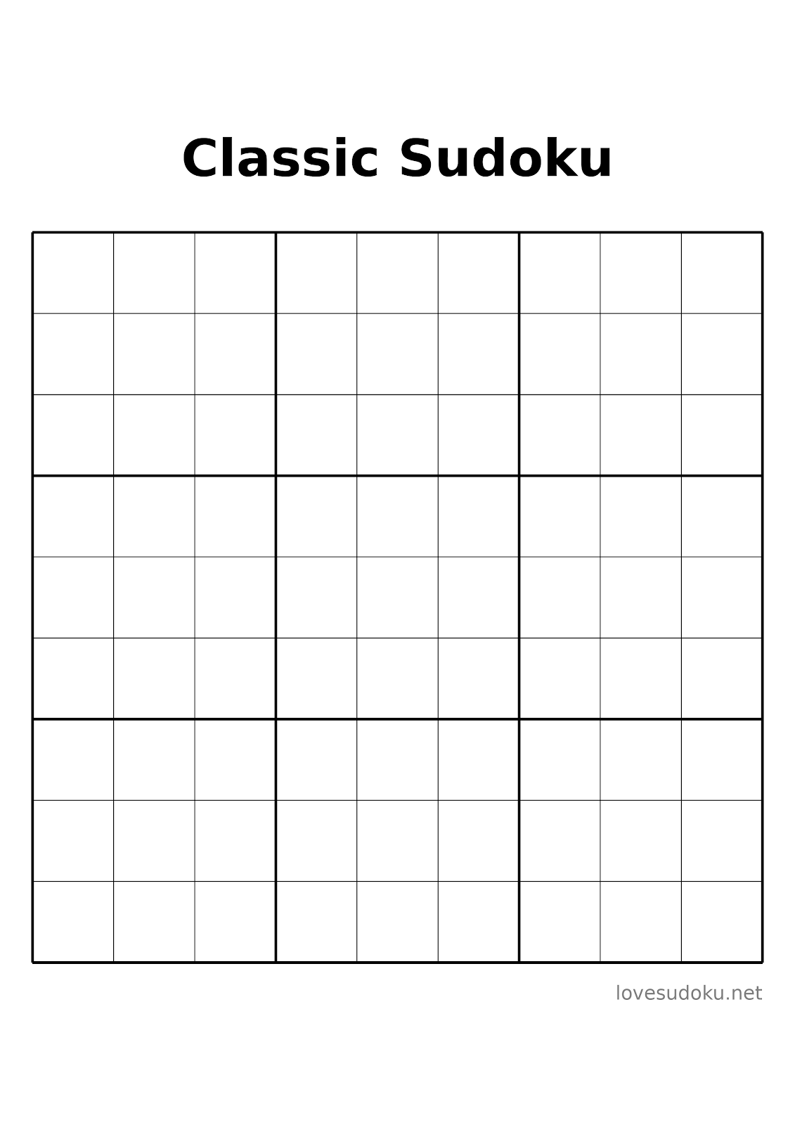 sudoku printables